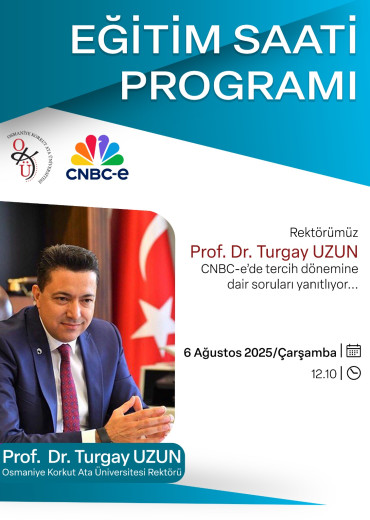 CNBC-E Eğitim Saati Programı