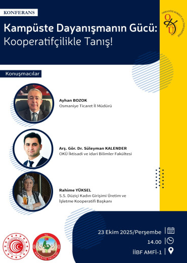 Kampüte Dayanışmanın Gücü: Kooperatifçilik ile Tanış