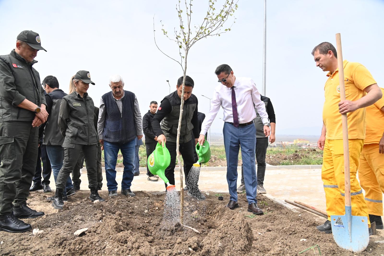 Üniversitemiz Kadirli Yerleşkesi’nde Fidan Dikim Etkinliği Gerçekleştirildi