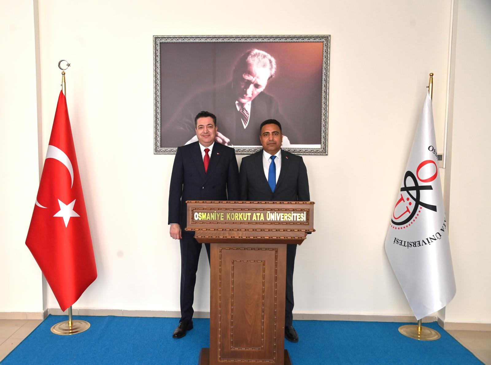 İSTE Rektörü Prof. Dr. Mehmet Duruel’den Rektörümüze Hayırlı Olsun Ziyareti