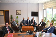 Memur-Sen Genel Başkanı Ali Yalçın'dan Rektörümüze Hayırlı Olsun Ziyareti