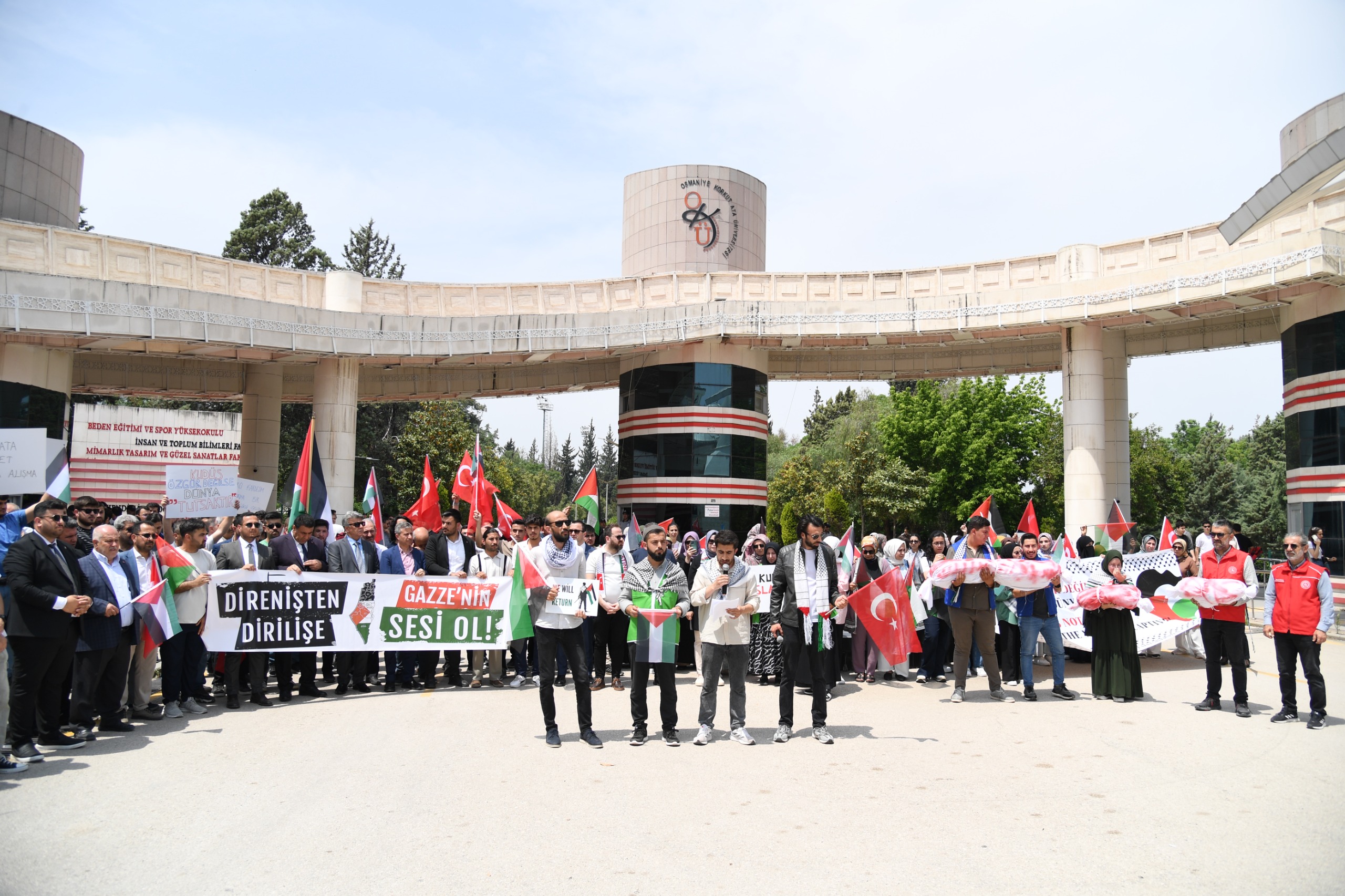 Üniversitemizde Filistin’e Destek Yürüyüşü Gerçekleştirildi