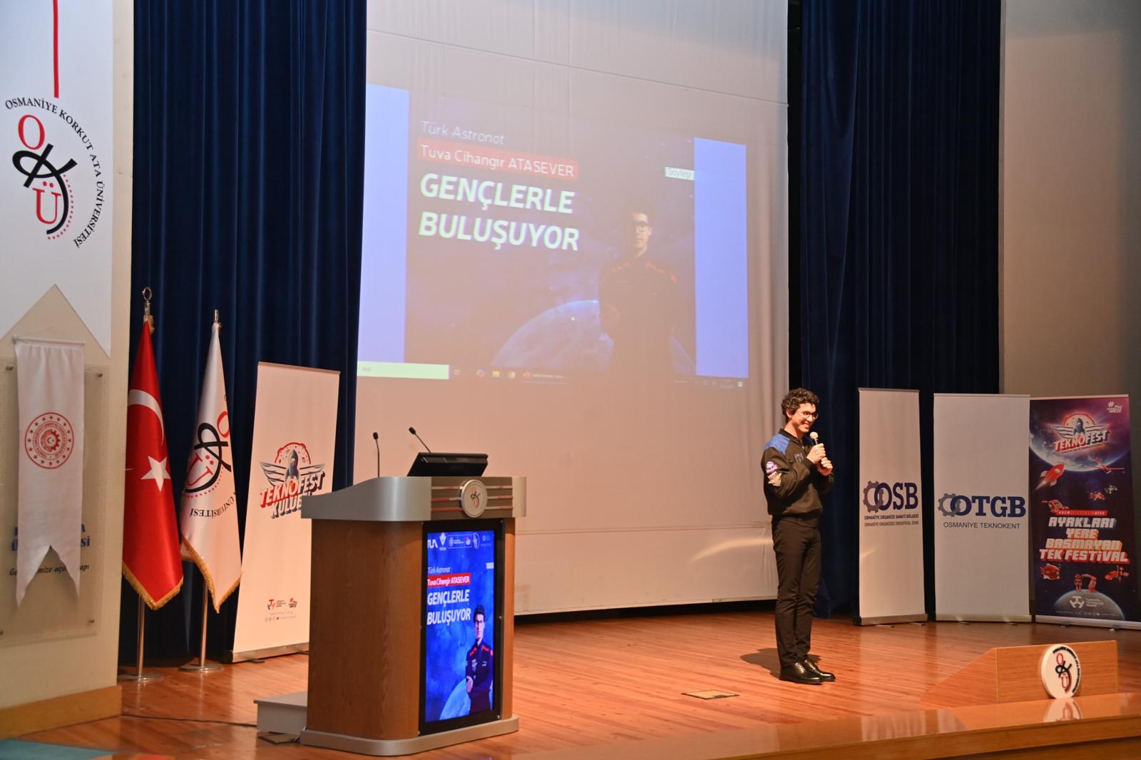 Astronot Tuva Cihangir Atasever, Üniversitemizde Öğrencilerle Buluştu