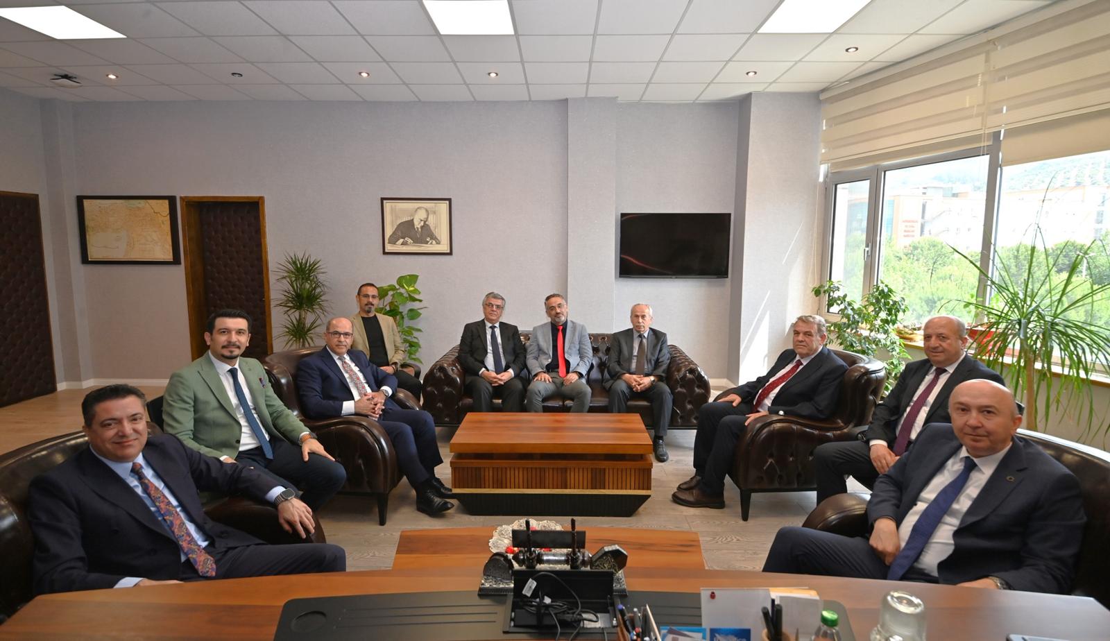 KSÜ Rektörü Prof. Dr. Alptekin Yasım’dan Rektörümüze Ziyaret
