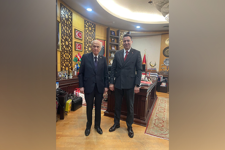 Rektörümüzden MHP Genel Başkanı Dr. Devlet Bahçeli’ye Nezaket Ziyareti