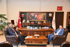 Hasanbeyli Belediye Başkanı Şevket Yumrutepe’den Rektörümüze Ziyaret