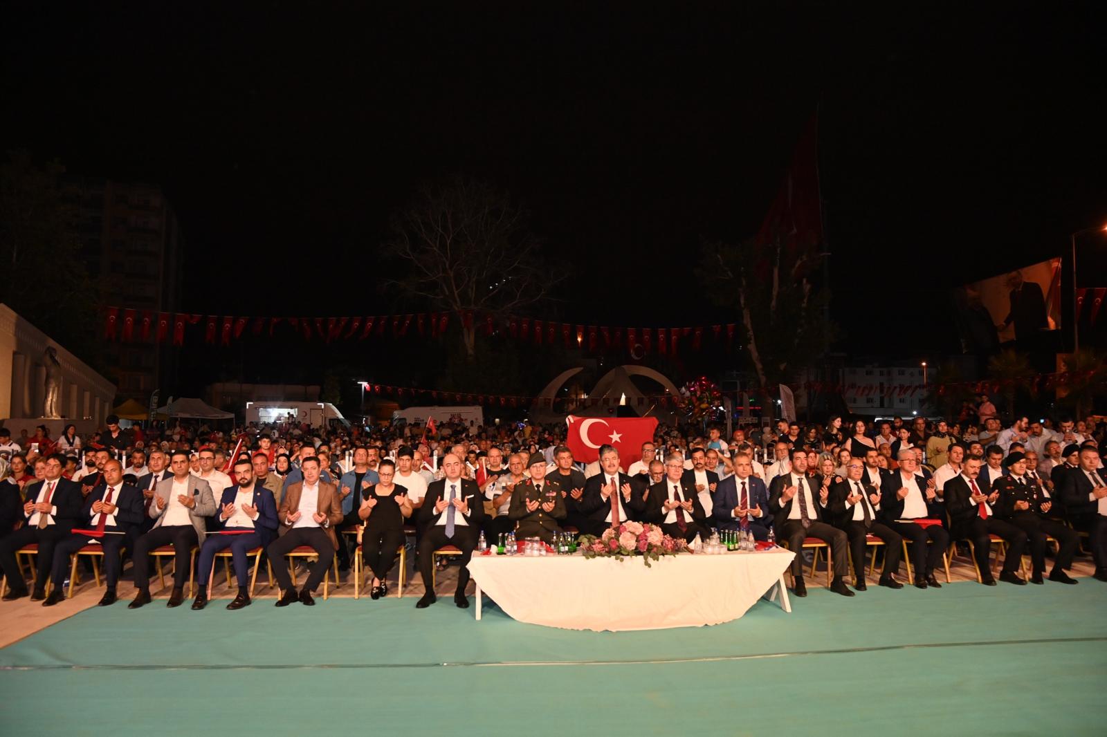 Osmaniye’de 15 Temmuz Demokrasi ve Millî Birlik Günü Coşkuyla Anıldı