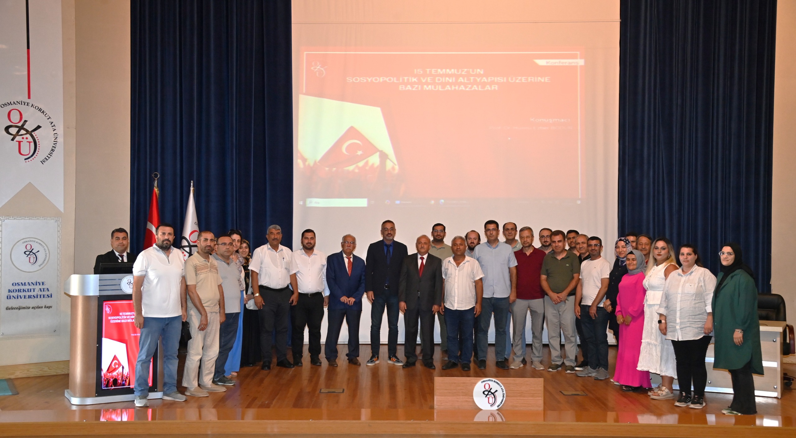OKÜ İlahiyat Fakültesinden “15 Temmuz’un Sosyopolitik ve Dini Altyapısı” Konferansı