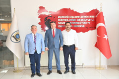 Üniversitemiz Rektörü Prof. Dr. Turgay Uzun’dan OTSO Başkanı Devrim Murat Aksoy’a Ziyaret