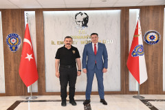Rektörümüz Prof. Dr. Turgay Uzun’dan İl Emniyet Müdürü Mehmet Sarıbuva’ya Ziyaret