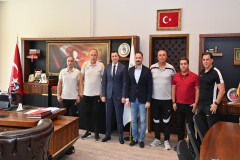 Osmaniyespor FK’den Rektörümüz Prof. Dr. Turgay Uzun’a Ziyaret
