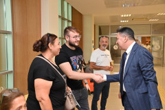 Rektörümüz Kayıt Sürecindeki Öğrencilerle Bir Araya Geldi