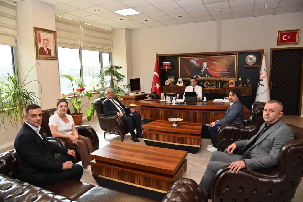 Eğitim-İş Sendikası Osmaniye Şubesinden Rektörümüze Hayırlı Olsun Ziyareti