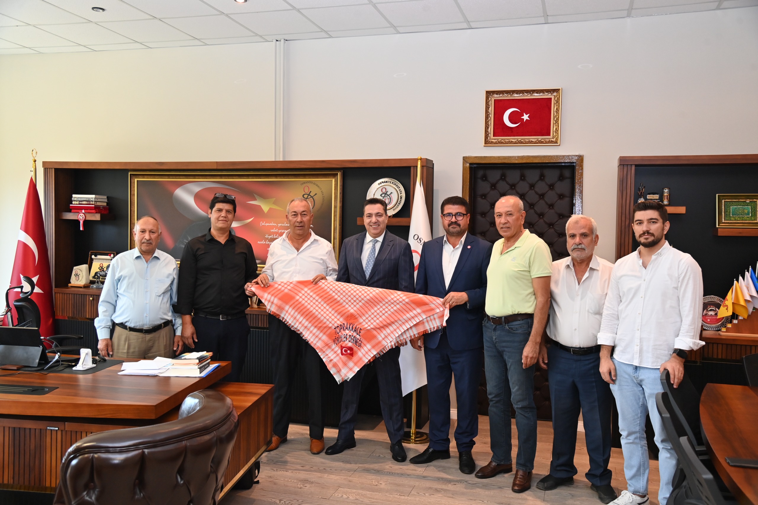 Yörük Türkmen Derneklerinden Rektörümüze Ziyaret