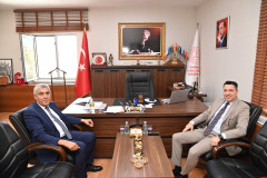 Rektörümüzden İl Milli Eğitim Müdürü Aydın Albak’a İade-i Ziyaret