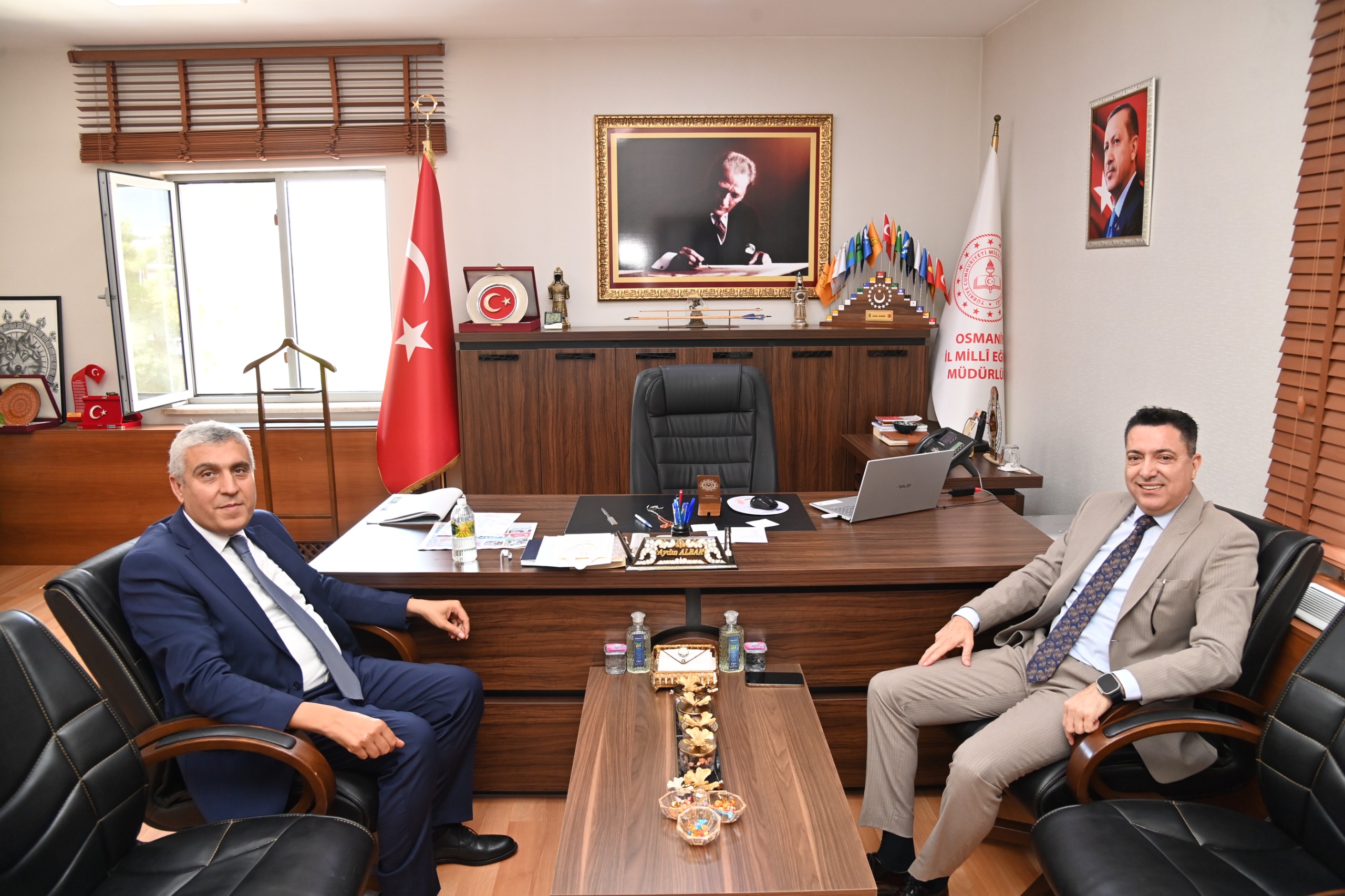 Rektörümüzden İl Milli Eğitim Müdürü Aydın Albak’a İade-i Ziyaret