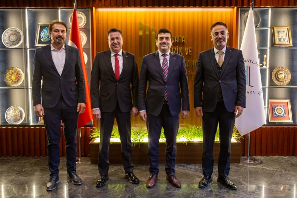 Rektörümüzden Ankara Müzik ve Güzel Sanatlar Üniversitesi’ne Ziyaret