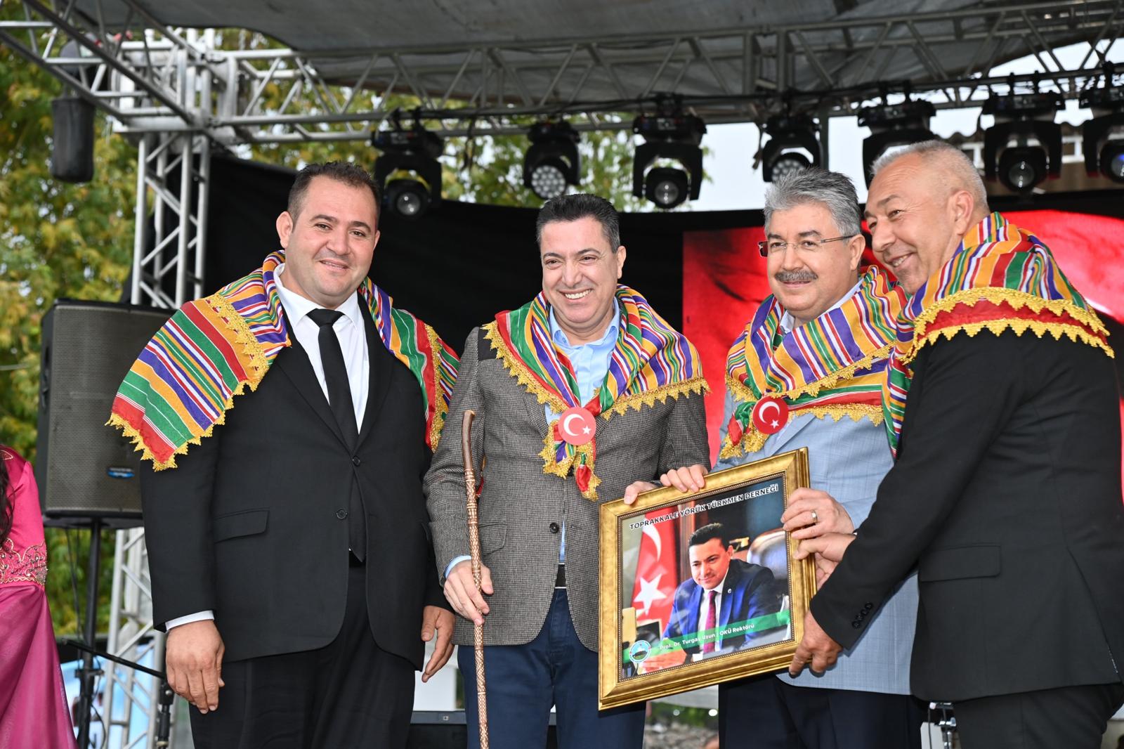 Rektörümüz Prof. Dr. Turgay Uzun “6. Yörük Türkmen Buluşması'na Katıldı