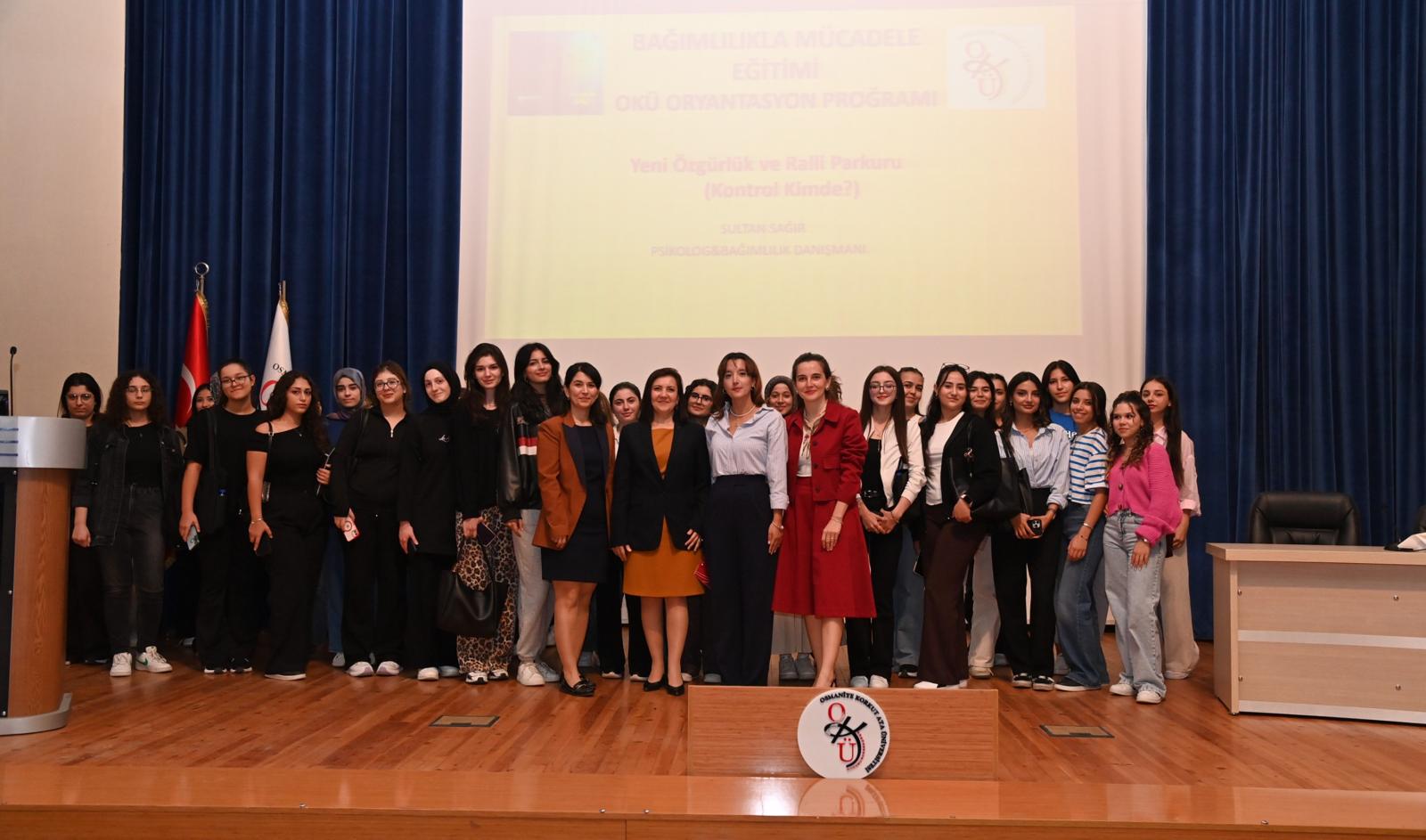 Üniversitemizde Öğrenciler İçin “Bağımlılıkla Mücadele Eğitimi” Düzenlendi
