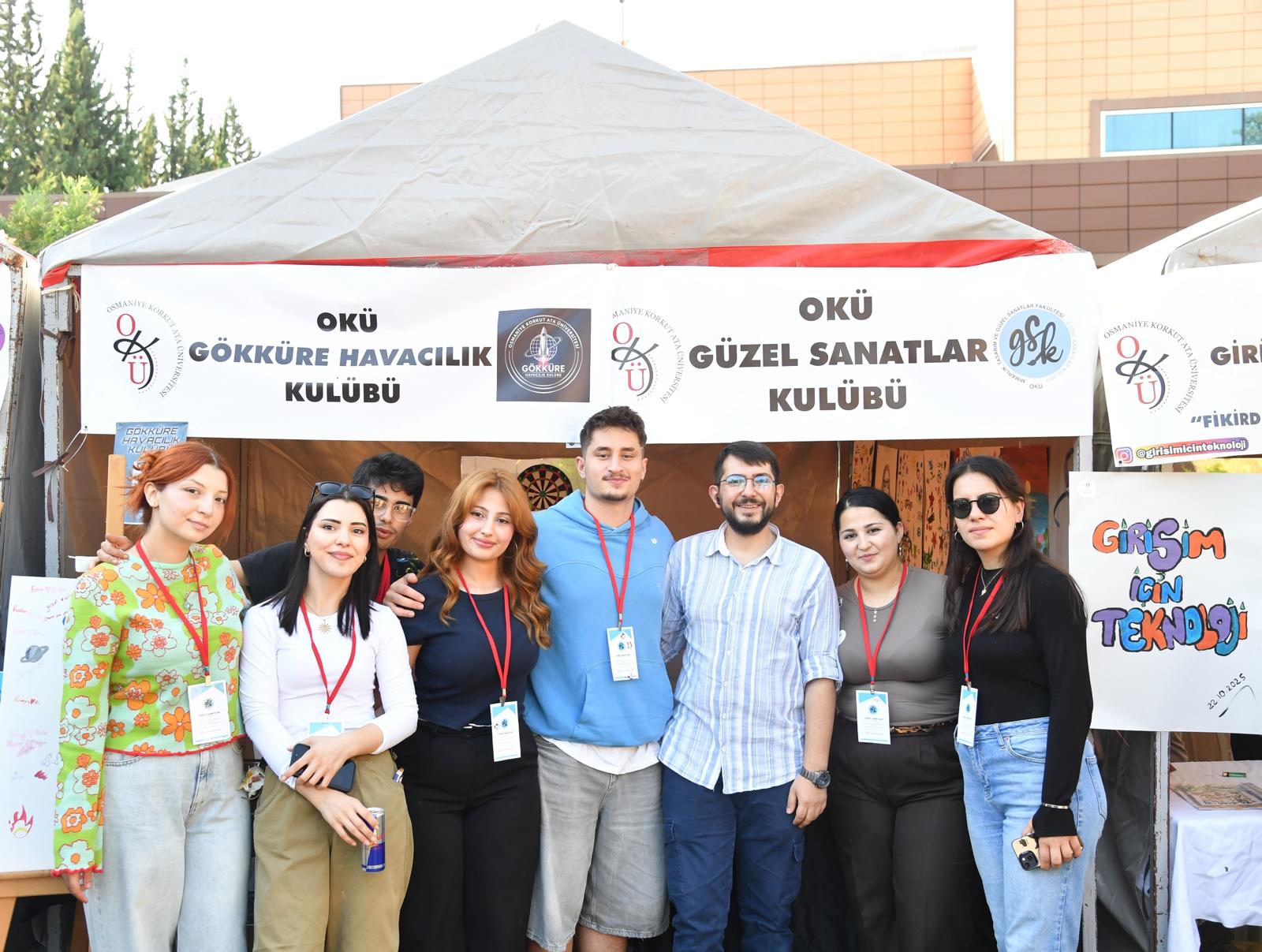 OKÜ Kulüp Tanıtım Günleri Renkli Görüntülere Sahne Oldu