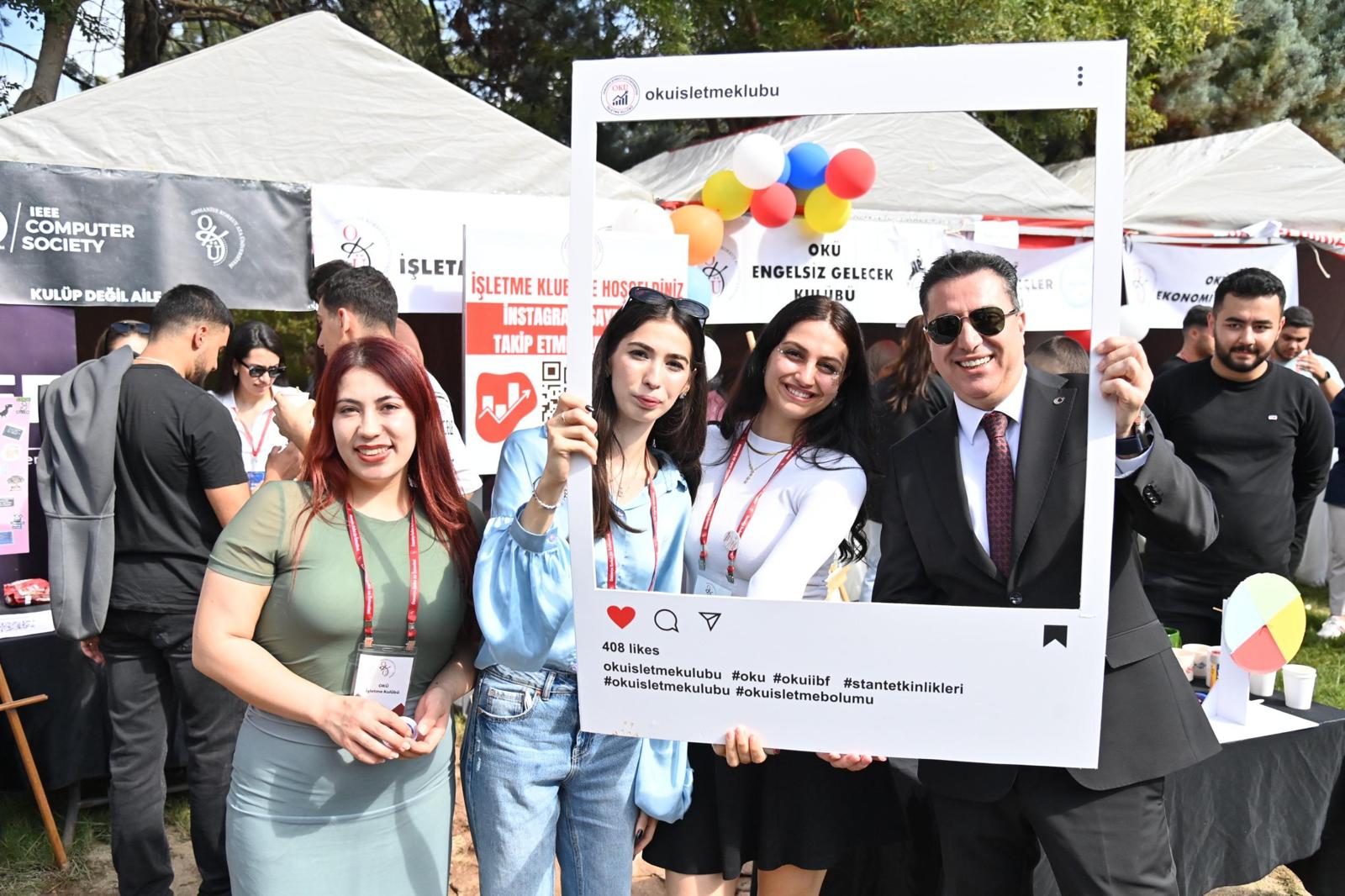 OKÜ Kulüp Tanıtım Günleri Renkli Görüntülere Sahne Oldu