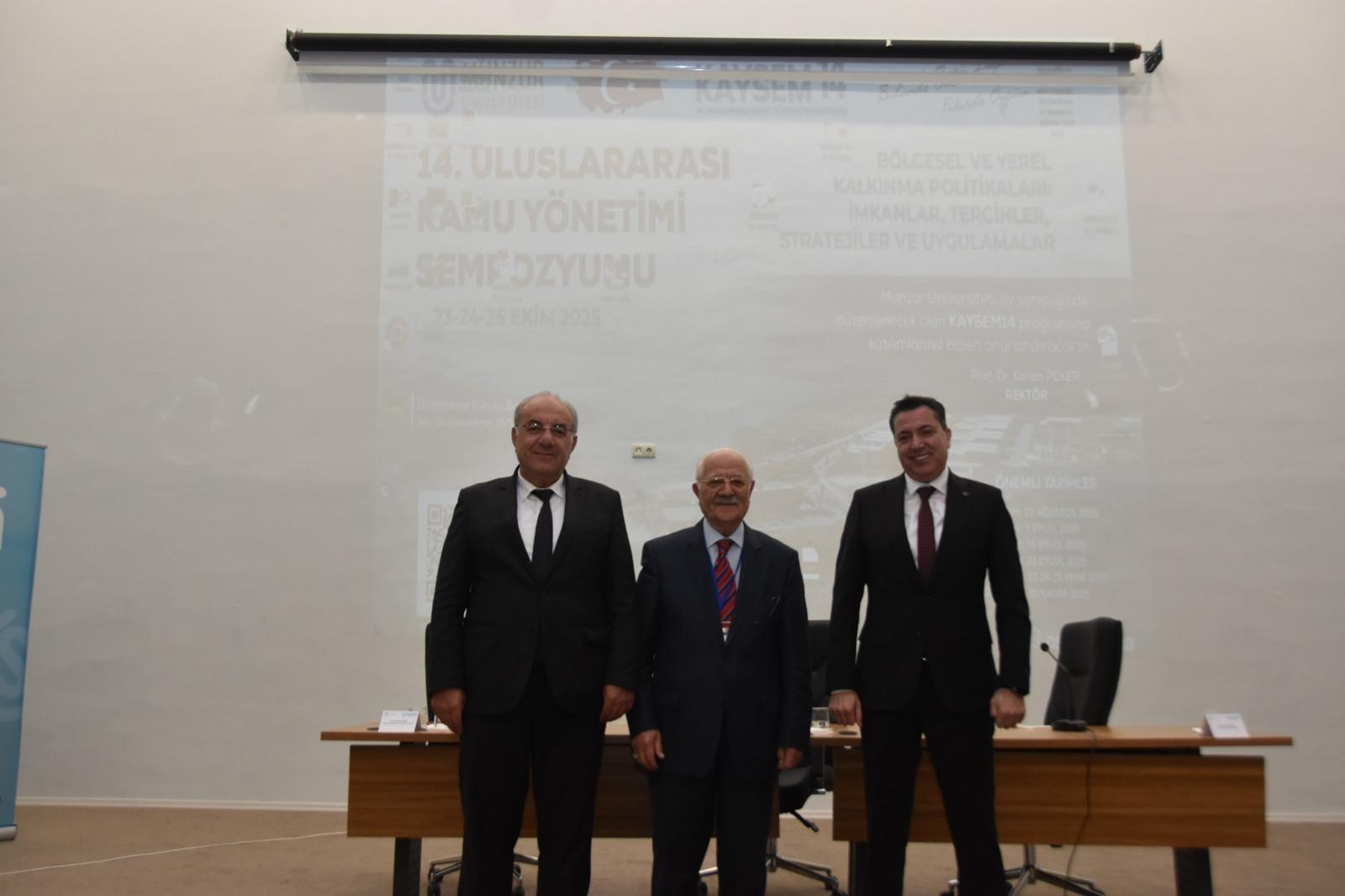 Rektörümüz Prof. Dr. Turgay Uzun, 14. Uluslararası Kamu Yönetimi Sempozyumu’na Katıldı