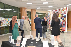 'Uluslararası Yaşar Kemal Posta Sanatı Projesi' Sergisi Üniversitemiz Kütüphanesinde Açıldı