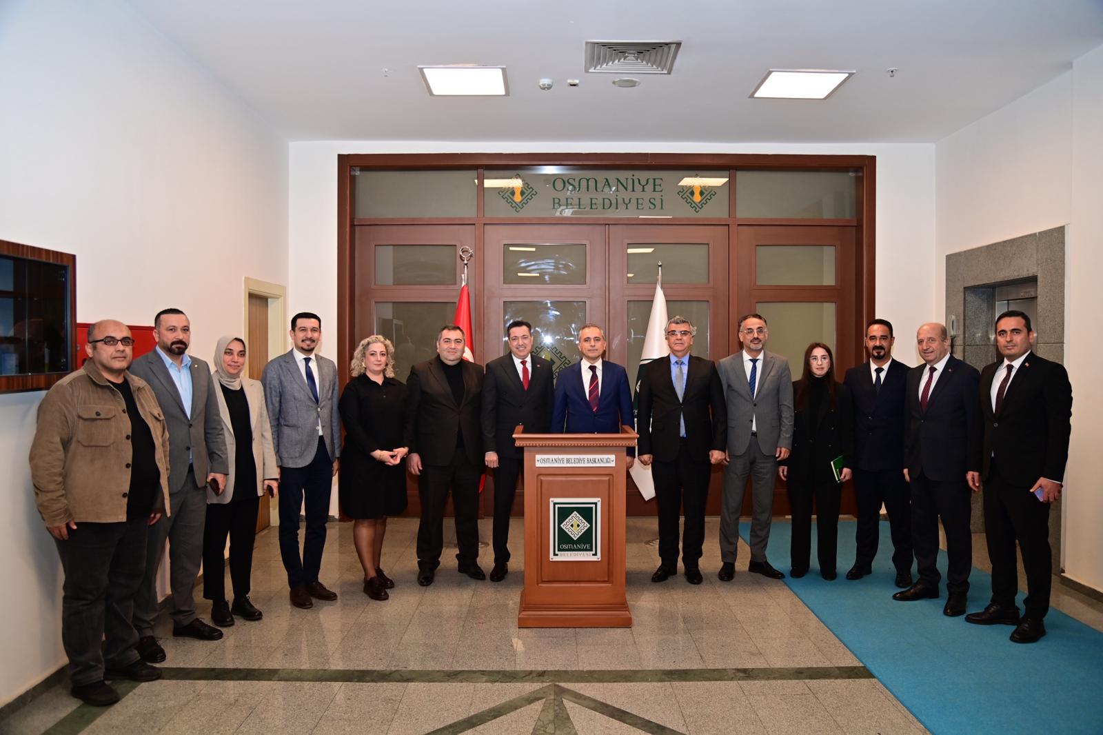 Rektörümüz Prof. Dr. Turgay Uzun’dan Osmaniye Belediye Başkanı İbrahim Çenet’e Teşekkür Ziyareti