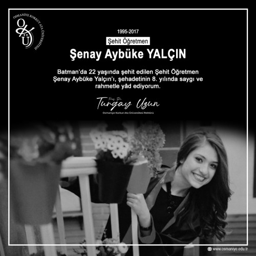 Şehit Öğretmen Şenay Aybüke YALÇIN