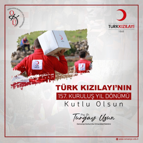 Türk Kızılay'ın 157. Kuruluş Yıl Dönümü