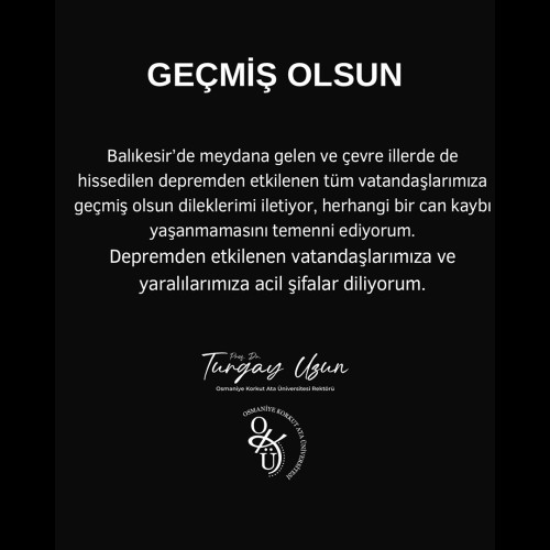 Geçmiş Olsun Türkiye