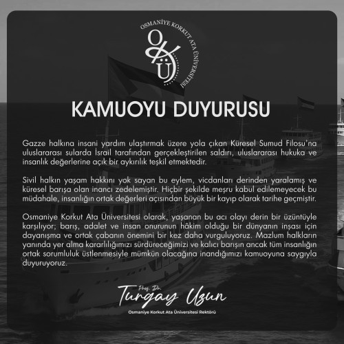 Kamuoyu Duyurusu