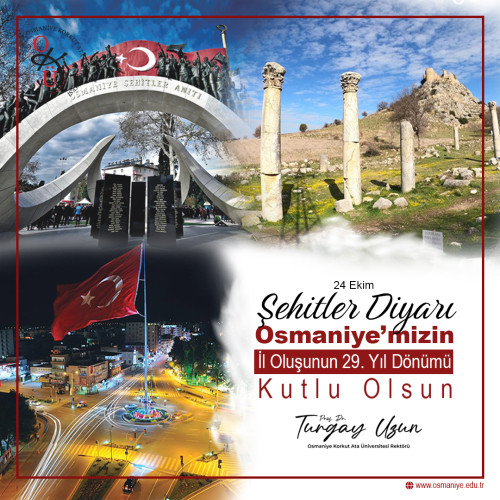 Osmaniyenin İl Oluşunun 29. Yıl Dönümü