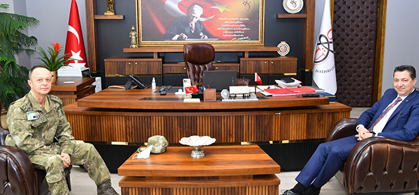 Osmaniye Garnizon Komutanı Albay Gürsel Kancadan Üniversitemiz Rektörüne Ziyaret