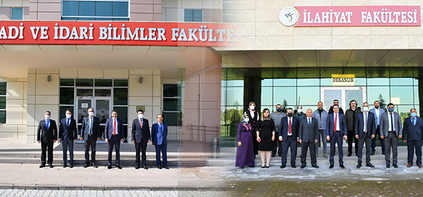 Rektörümüz Prof. Dr. Turgay Uzun, İlahiyat Fakültesi ile İktisadi ve İdari Bilimler Fakültesi'ni Ziyaret Etti