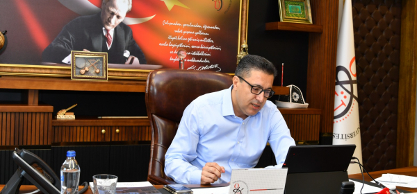 Online Tanıtım Günleri Toplantısı Rektörümüz Başkanlığında Yapıldı