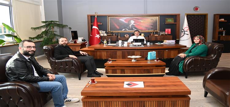 TÜGVA Temsilcilerinden Üniversitemiz Rektörüne Ziyaret