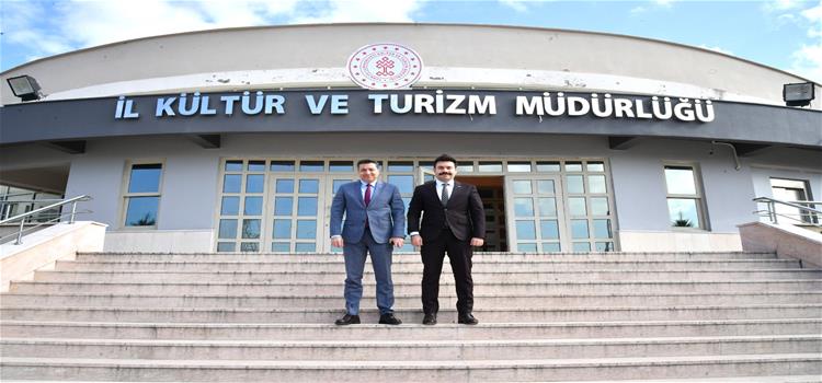 Rektörümüz, İl Kültür ve Turizm Müdürlüğünü Ziyaret Etti