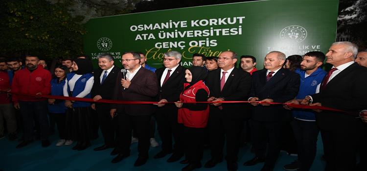 Gençlik ve Spor Bakanımız Üniversitemizde Genç Ofis Açılışı Gerçekleştirdi