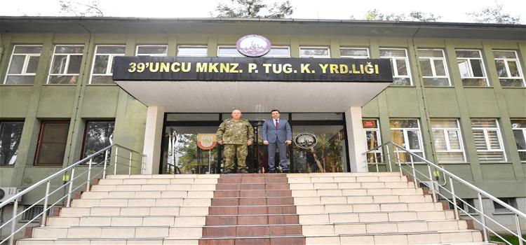 Rektörümüzden Garnizon Komutanı Albay Kocabaş’a Hayırlı Olsun Ziyareti
