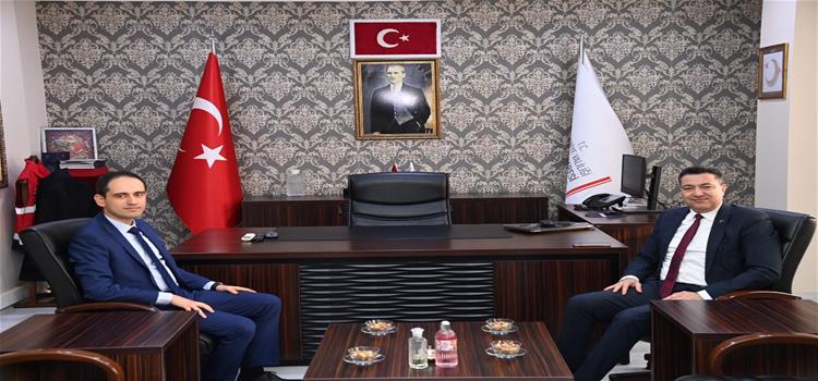Rektörümüzden İl Göç İdaresi Müdürüne Hayırlı Olsun Ziyareti