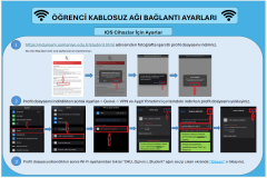 IOS Cihazlar için OKU_Ogrenci_Student Kablosuz Ağı Bağlantı Ayarları