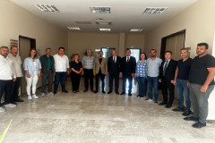 Genel Sekreterlik ve Daire Başkanlarından Beden Eğitimi ve Spor Yüksekokulu Müdürlüğüne Hayırlı Olsun Ziyareti