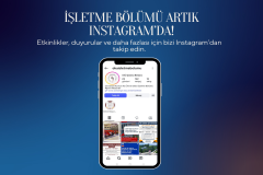 İŞLETME BÖLÜMÜ ARTIK INSTAGRAM'DA