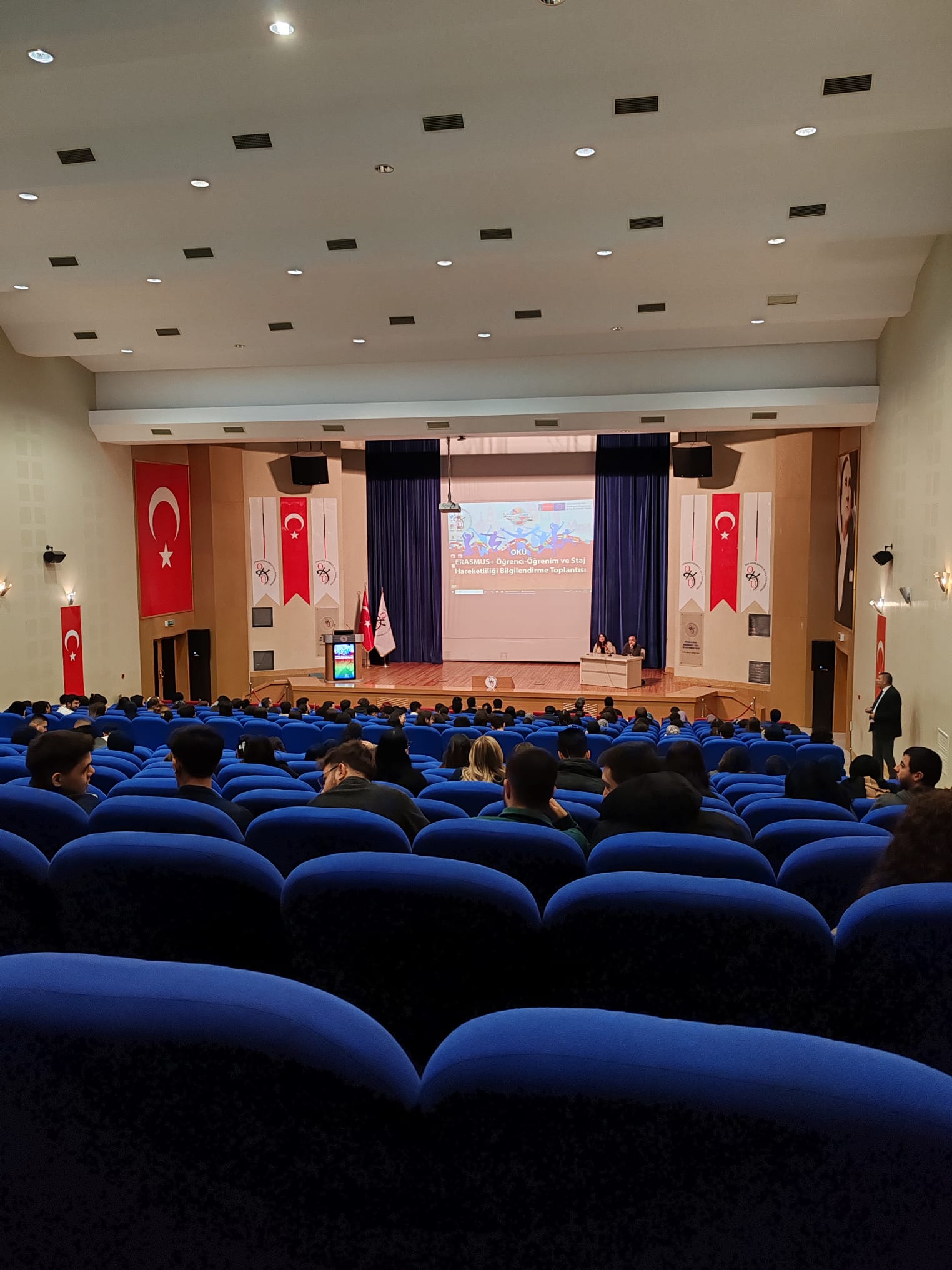 Bölümümüz Öğrencileri Erasmus+ Bilgilendirme Toplantısına Katıldı