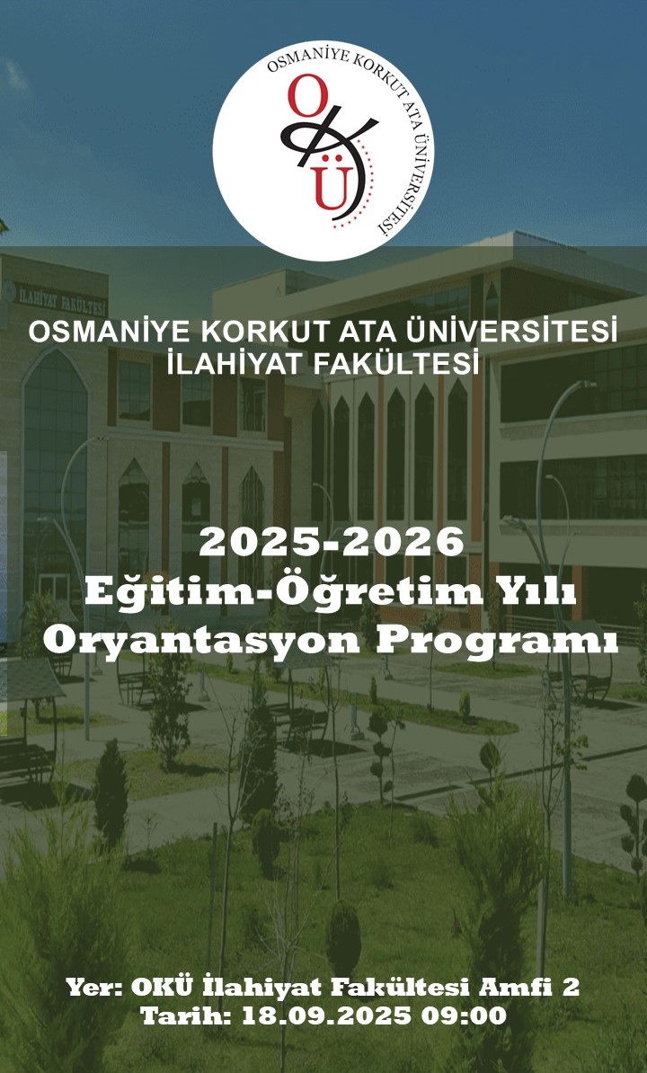 2025-2026 Eğitim-Öğretim Yılı Oryantasyon Programı