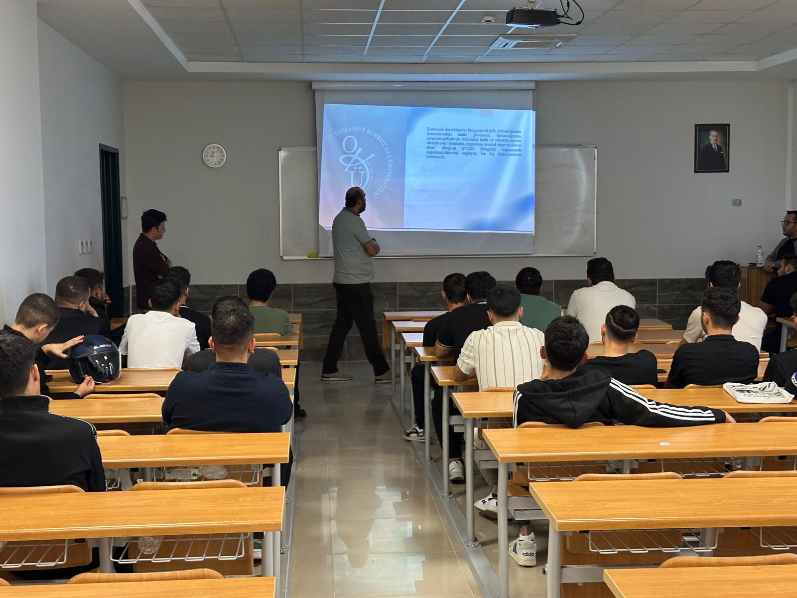 Bölümümüzde Kurumsal Akreditasyon Programı (KAP) Hazırlıkları Başladı