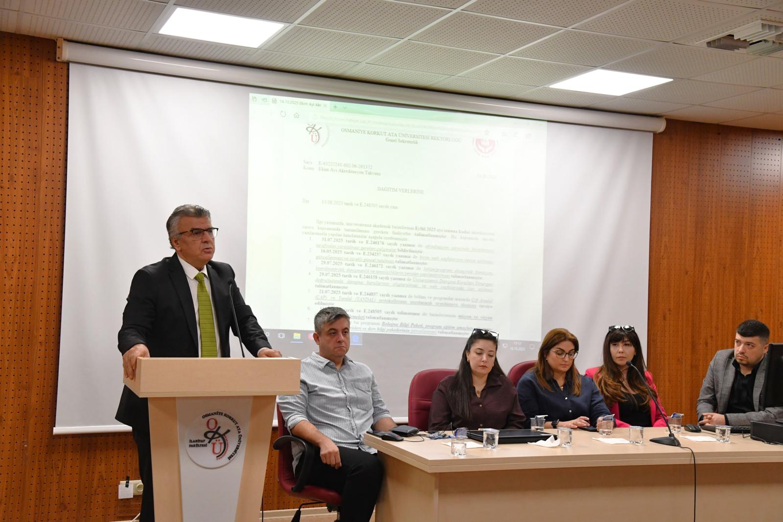 Kalite Koordinasyon Toplantısı Gerçekleştirildi