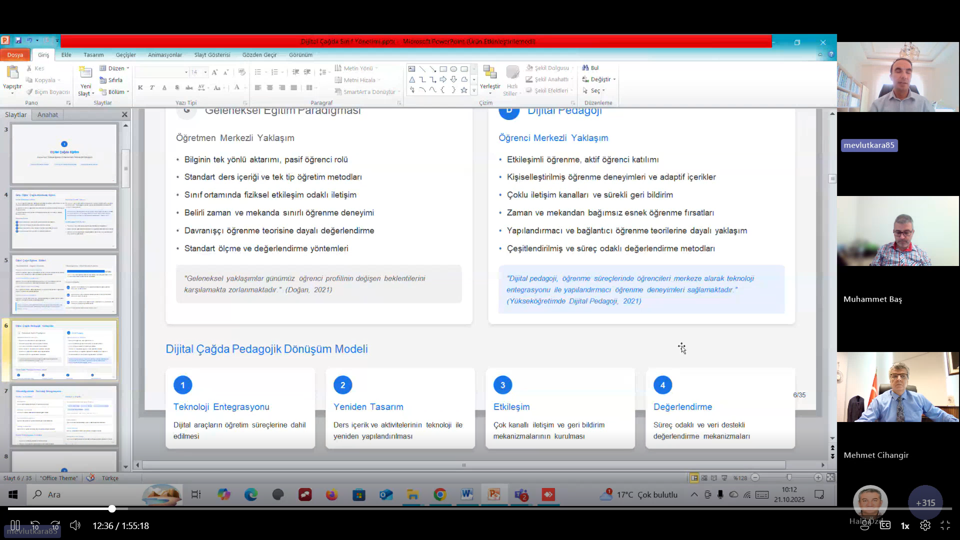 Eğiticilerin Eğitimi” Programının İkinci Günü Gerçekleştirildi