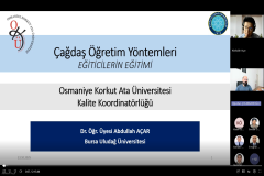 Eğiticilerin Eğitimi” Programının Dördüncü Günü Gerçekleştirildi Eğiticilerin Eğitimi” Programının Dördüncü Günü Gerçekleştirildi